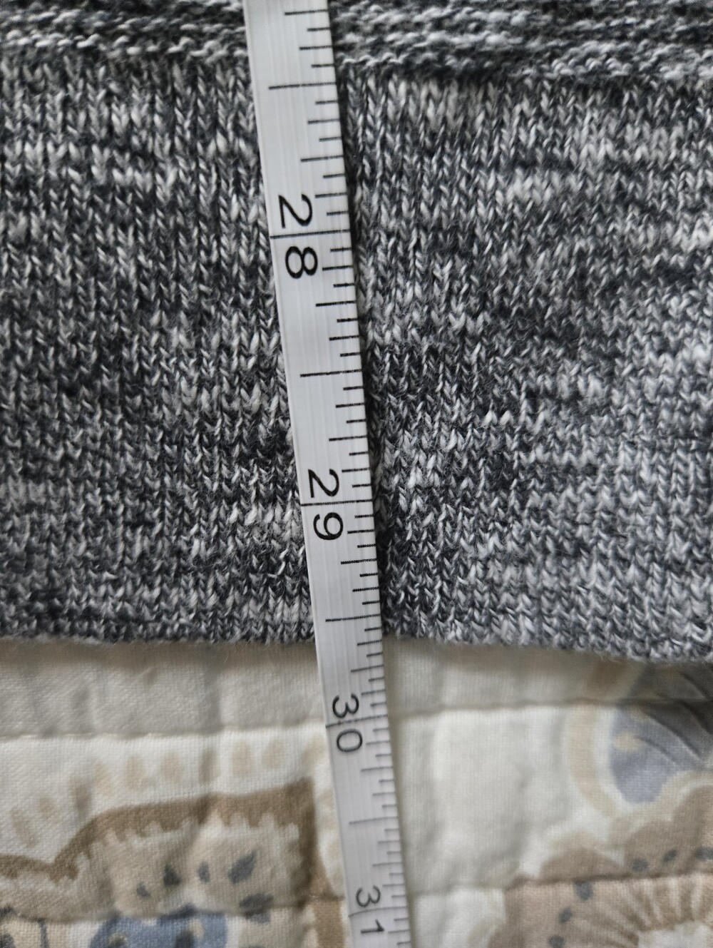 Marine Layer Gray Marled Open Front Cardigan Sweater 100% Cotton- M#22 - Picture 7 of 7